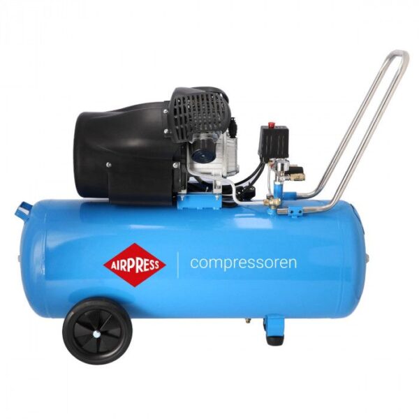 Kompresor HL 425-100V + zestaw akcesoriów pneumatycznych Airpress