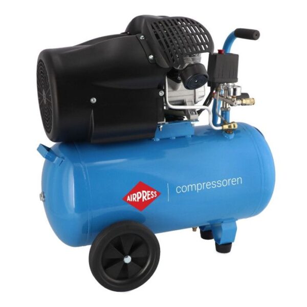 Kompresor dwutłokowy HL 425-50 + zestaw klucz pneumatyczny i akcesoria Airpress
