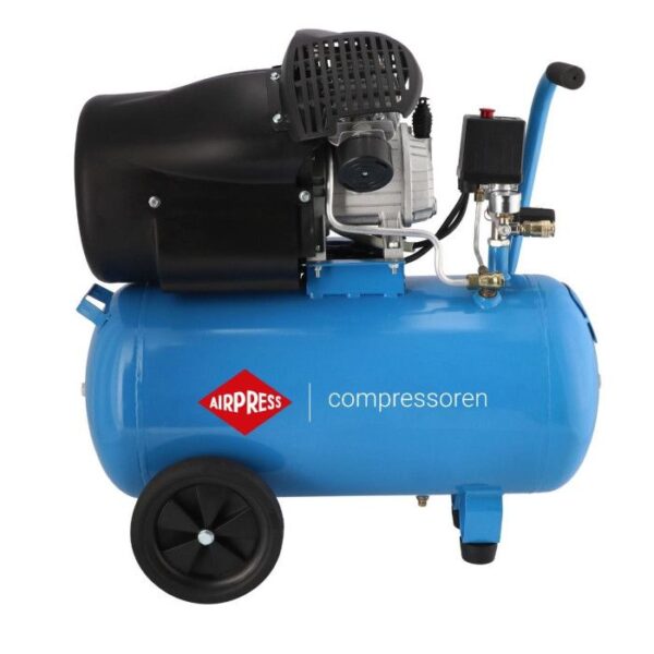 Kompresor dwutłokowy HL 425-50 + zestaw klucz pneumatyczny i akcesoria Airpress