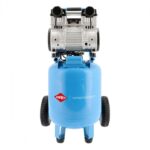 Cichy kompresor bezolejowy dwutłokowy pionowy 8 bar 2 KM/1.5 kW 150 l/min 38 l LMVO 40-250 Airpress
