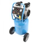 Cichy kompresor bezolejowy dwutłokowy pionowy 8 bar 2 KM/1.5 kW 150 l/min 38 l LMVO 40-250 Airpress