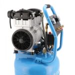 Cichy kompresor bezolejowy dwutłokowy pionowy 8 bar 2 KM/1.5 kW 150 l/min 38 l LMVO 40-250 Airpress