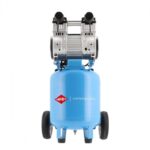 Cichy kompresor bezolejowy dwutłokowy pionowy 8 bar 2 KM/1.5 kW 150 l/min 38 l LMVO 40-250 Airpress