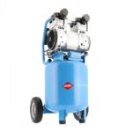 Cichy kompresor bezolejowy dwutłokowy pionowy 8 bar 2 KM/1.5 kW 150 l/min 38 l LMVO 40-250 Airpress