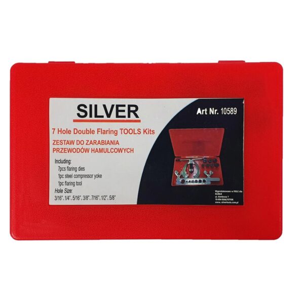Zestaw do Zarabiania Przewodów Hamulcowych 9 elem. SilverTools S10589
