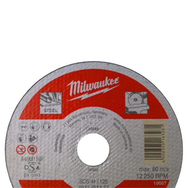 Tarcza tnąca do metalu 125mm 22,2 mm Milwaukee