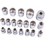 ZESTAW NASADEK MULTI 12-KĄTNYCH 8-32mm 1/2″ E-TORX CALOWE Magnus MGS13777