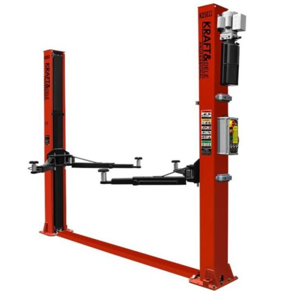 PODNOŚNIK DWUKOLUMNOWY 4,2T Hydrauliczny Automat 400V 2826 mm KRAFT&DELE