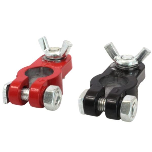 KLEMY ALUMINIOWE do akumulatora Plus 19mm Minus 17mm – 8mm