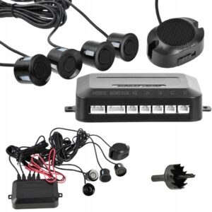 CZUJNIK parkowania - cofania BUZZER UNIWERSALNY 12V + 4 sensory GEKO