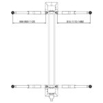 Podnośnik dwukolumnowy ramiona 3×3 4000KG 400/230V TAVISA