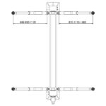 Podnośnik dwukolumnowy łączony górą 4000KG 230/400V TAVISA