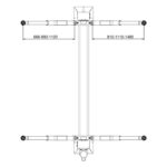 Podnośnik dwukolumnowy elektrohydrauliczny 4T 230/400V TAVISA