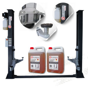 Podnośnik dwukolumnowy 4T GRUBBER 230V 2.40EF - do samochodów osobowych i dostawczych