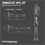 PROMOCJA Podnośnik dwukolumnowy 230V Automatyczny 4T ROBUSTO SP4.0T – do samochodów osobowych i dostawczych