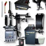 Zestaw wulkanizacyjny Robusto SM-400 RunFlat + RSW300 – montażownica i wyważarka do kół samochodowych osobowych i dostawczych