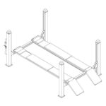 Podnośnik 4-kolumnowy Diagnostyczny Bestlift 455XL 5.5T 5700mm