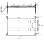 Podnośnik 4-kolumnowy Diagnostyczny Bestlift 455XL 5.5T 5700mm