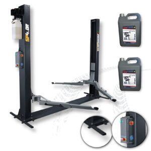 Podnośnik dwukolumnowy z ramą 4T ROBUSTO SP4.0R 230V - do samochodów osobowych i dostawczych