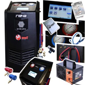 Stacja klimatyzacji MELLPRO ARCTIC R134A/1234YF baza danych, automat, drukarka + OZONATOR