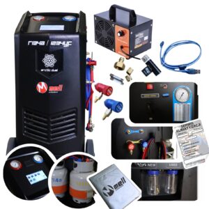 Stacja klimatyzacji ARCTIC DUAL BI GAS R134A/R1234YF dotykowy ekran z drukarką MELL PRO + OZONATOR