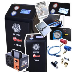 Stacja klimatyzacji MELLPRO ARCTIC R134A/1234YF baza danych, automat, Polskie menu + OZONATOR