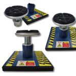 Adapter do podnośnika nożycowego podposadzkowego – regulowana stopa 12–17 cm (zestaw 4 szt.)