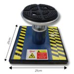Adapter do podnośnika nożycowego podposadzkowego – regulowana stopa 12–17 cm (zestaw 4 szt.)