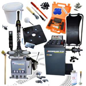 Wyważarka RSW300 + Montażownica SM-400 ROBUSTO + Zestaw startowy