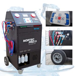 Stacja klimatyzacji NORTEC PRO EVO DUAL R134a & 1234YF z drukarką