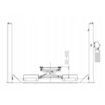 Czterokolumnowy podnośnik do geometrii GRUBBER 5,5T SDW-50.3DNN
