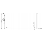 Czterokolumnowy podnośnik do geometrii GRUBBER 5,5T SDW-50.3DNN