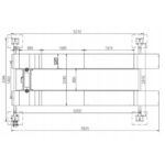 Czterokolumnowy podnośnik do geometrii GRUBBER 5,5T SDW-50.3DNN