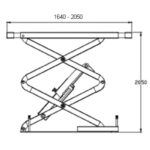Podnośnik podposadzkowy nożycowy BEST PRODUCTS Bestlift N35WPU-L 3,5T
