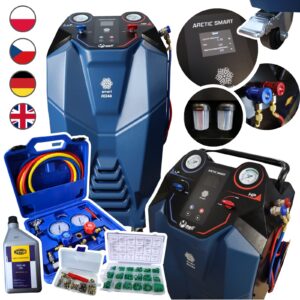Stacja obsługi klimatyzacji ARCTIC SMART R134A 12kg J. PL/DE/CZ/EN + zestaw startowy