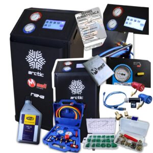 Stacja klimatyzacji MELLPRO ARCTIC R134A/1234YF baza danych, automat, Polskie menu + zestaw startowy