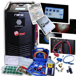 Stacja klimatyzacji MELLPRO ARCTIC R134A/1234YF baza danych, automat, drukarka + zestaw startowy
