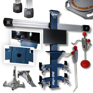 Urządzenie do ustawiania geometrii 3D MELLPRO ALIGN ONE wersja na podnośnik oraz kanał, szkolenie