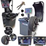 Wyważarka automatyczna do kół osobowych GURBBER EM905 ULTRA 3D PRO LASER EKRAN LCD 10″ – 24″