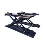 Podnośnik nożycowy mobilny 230V 3500KG 1400mm CASTEX QJY-S4E z najazdami