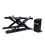 Podnośnik nożycowy mobilny 230V 3500KG 1400mm CASTEX QJY-S4E z najazdami