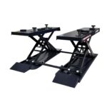Podnośnik nożycowy mobilny 230V 3500KG 1400mm CASTEX QJY-S4E z najazdami