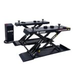 Podnośnik nożycowy mobilny 230V 3500KG 1400mm CASTEX QJY-S4E z najazdami