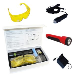 LAMPA UV 50W Z ŁADOWARKĄ I OKULARAMI MAGNETI MARELLI