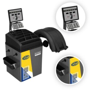 Wyważarka do kół osobowych automatyczna 10"-24" 230V laser MAGNETI MARELLI