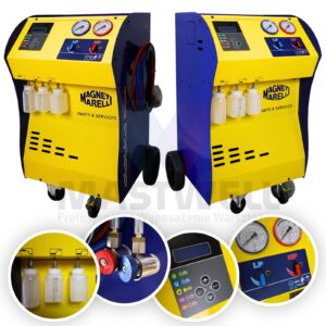 Stacja obsługi klimatyzacji półautomatyczna R1234yf 7l/min ALASKA BeCool Magneti Marelli