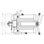 PODNOŚNIK SAMOCHODOWY JEDNOKOLUMNOWY MOBILNY 4.2T 230V GRUBBER 1.35 PRO