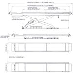 Podnośnik nożycowy geometria z dźwignikiem 5,5T 400V MM Superlift 5000SC
