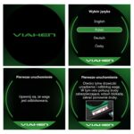 Stacja klimatyzacji półautomatyczna ekran LCD butla 10kg PL/EN/DE/CZ R1234yf X520 2027 VIAKEN
