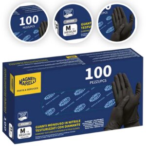 Rękawiczki jednorazowe nitrylowe 100 szt. rozmiar M Magneti Marelli